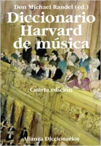 diccionario musica