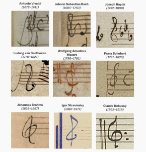 Claves de sol compositores