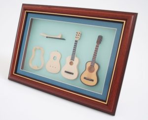 guitarras en miniatura