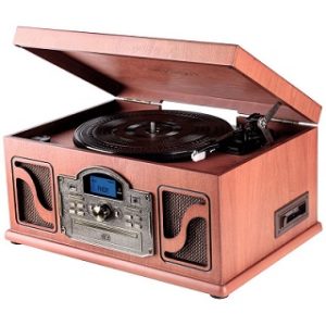 comprar tocadiscos de madera online