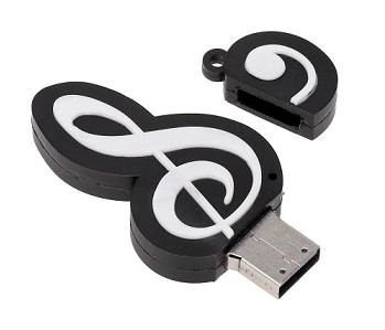 pendrive con clave de sol