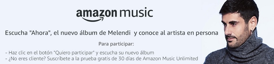 conocer a melendi en persona concurso amazon 