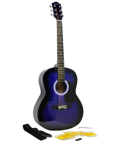 comprar guitarra española azul precio barato online